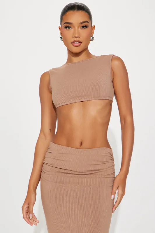 Melissa Snatched Top - Nude sold by Fashion Nova