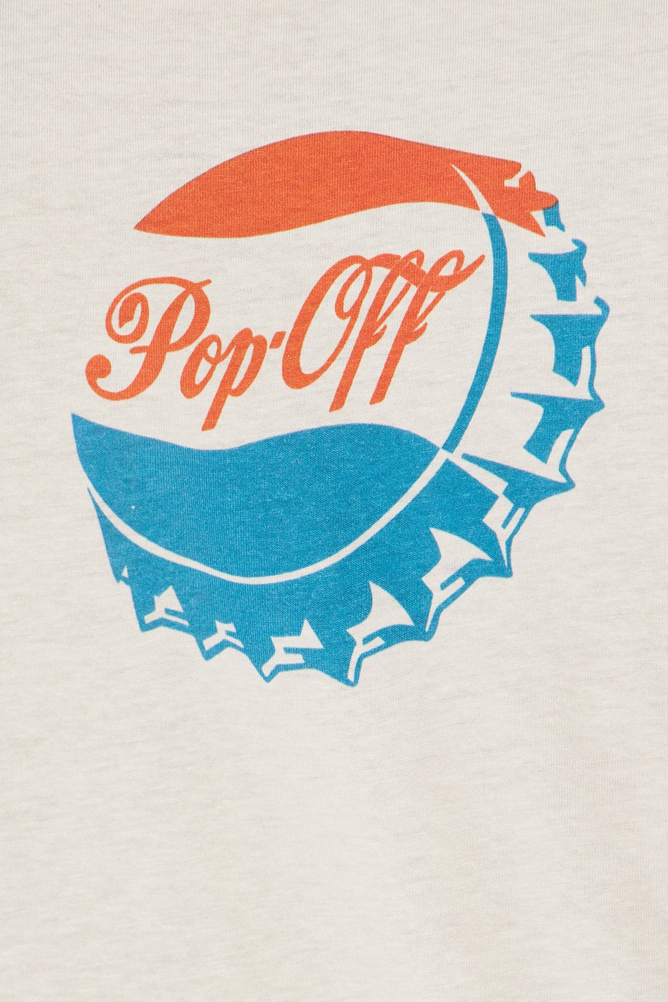 Pop Off Short Sleeve Tee - Off White sold by Fashion Nova product image thumbnail 7