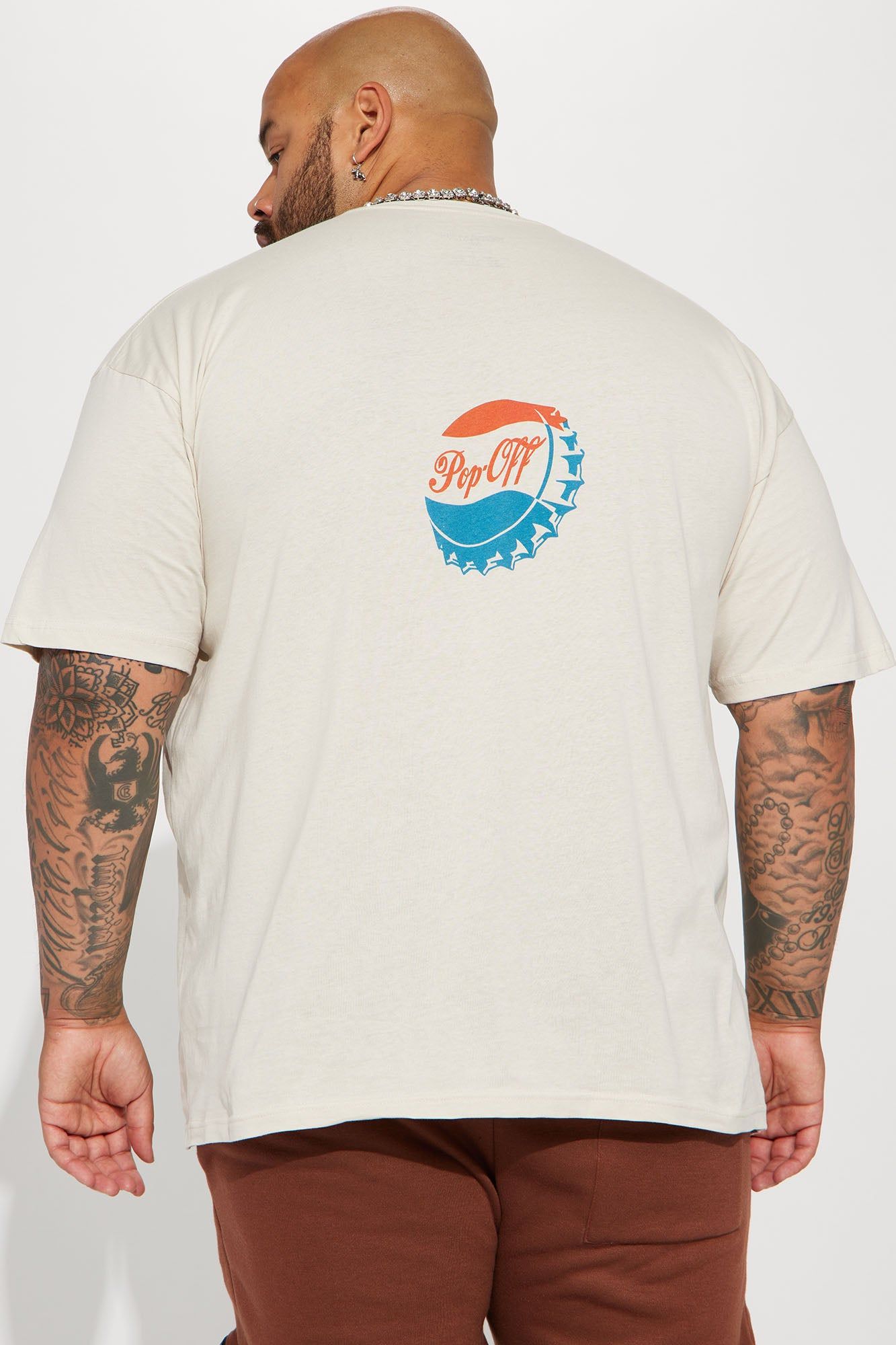 Pop Off Short Sleeve Tee - Off White sold by Fashion Nova product image thumbnail 6