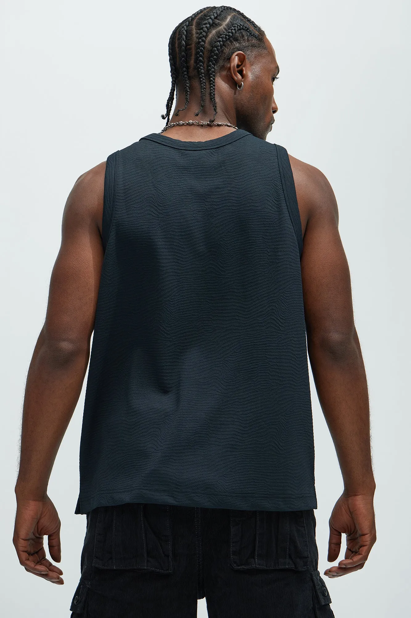 Mika Textured Tank - Black sold by Fashion Nova product image thumbnail 4