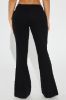Just The Intro Flare Pant - Black sold by Fashion Nova
