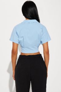 Elsa Shirt - Blue sold by Fashion Nova