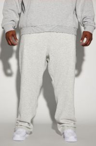 Tyson Heavyweight Straight Sweatpants - Heather Grey sold by Fashion Nova