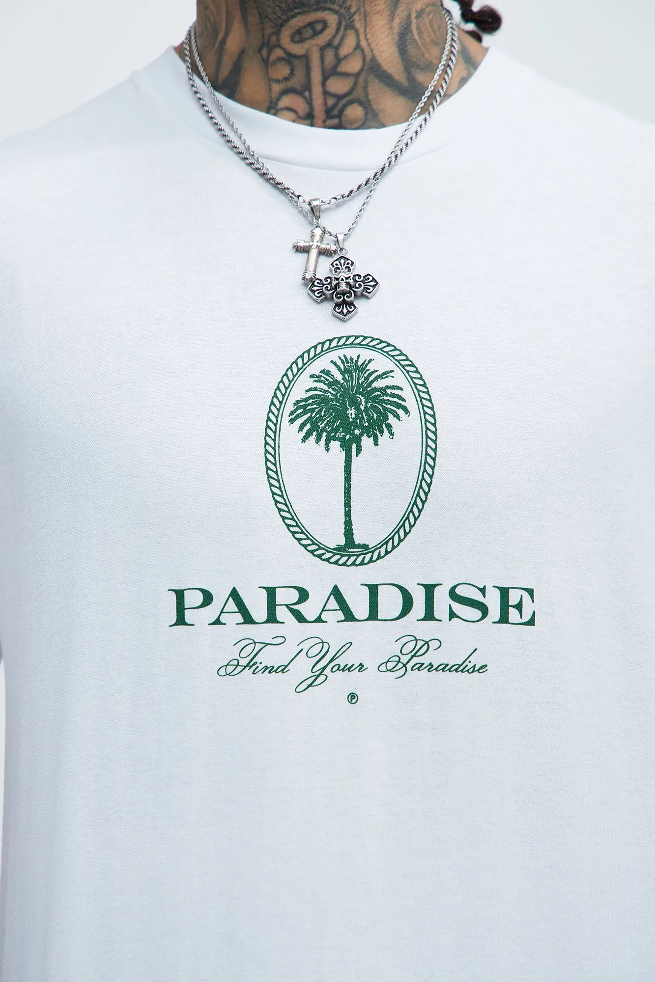 Find Your Paradise Short Sleeve Tee - White sold by Fashion Nova product image thumbnail 3