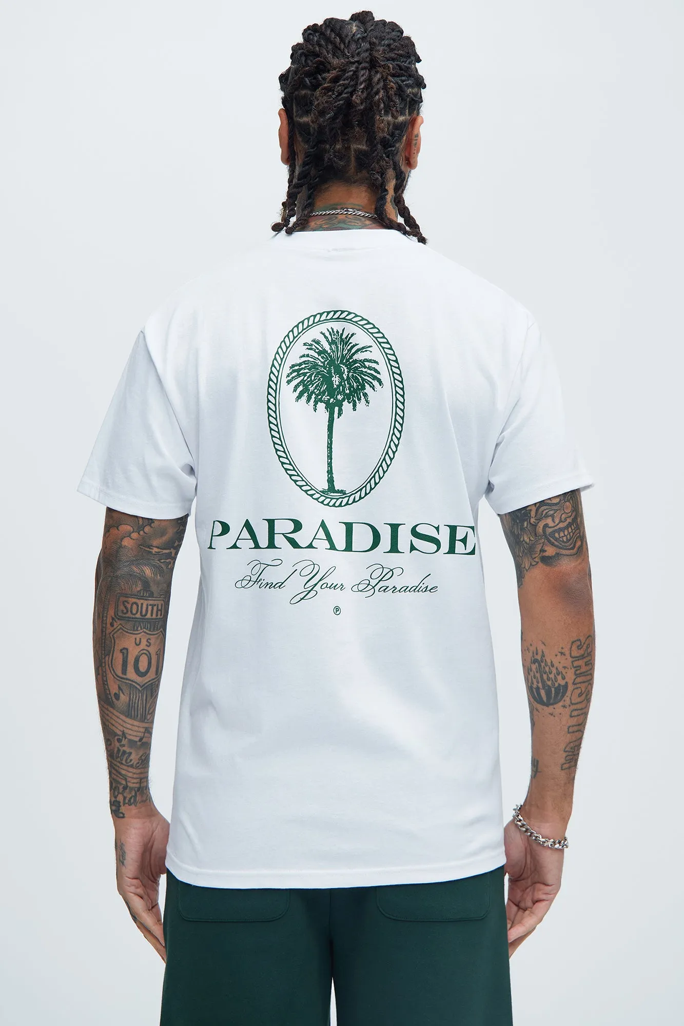 Find Your Paradise Short Sleeve Tee - White sold by Fashion Nova product image thumbnail 4