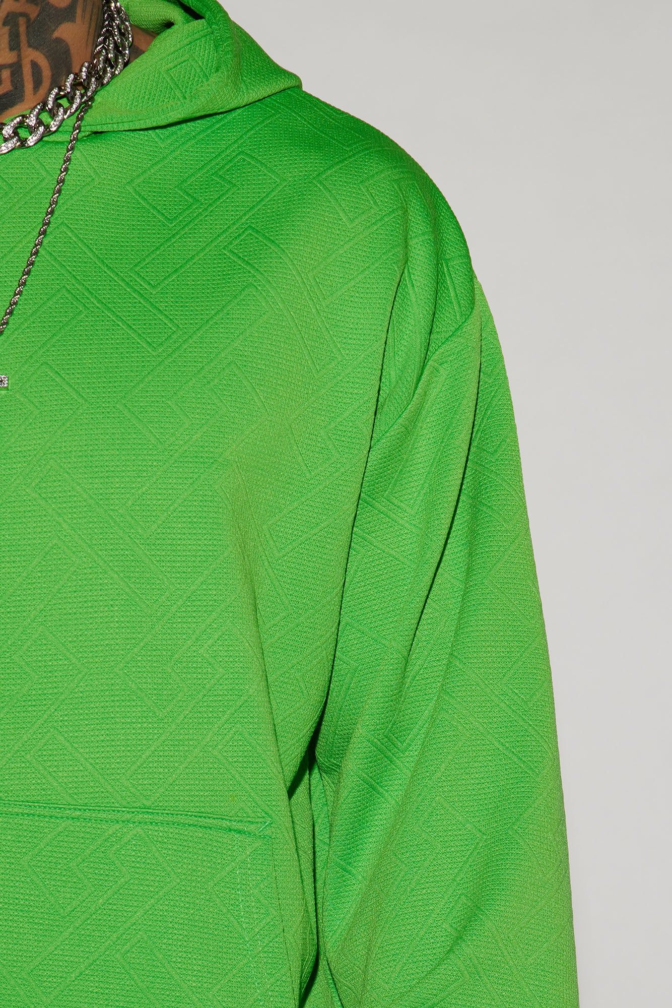 Textured Lines Hoodie - Green sold by Fashion Nova product image thumbnail 4