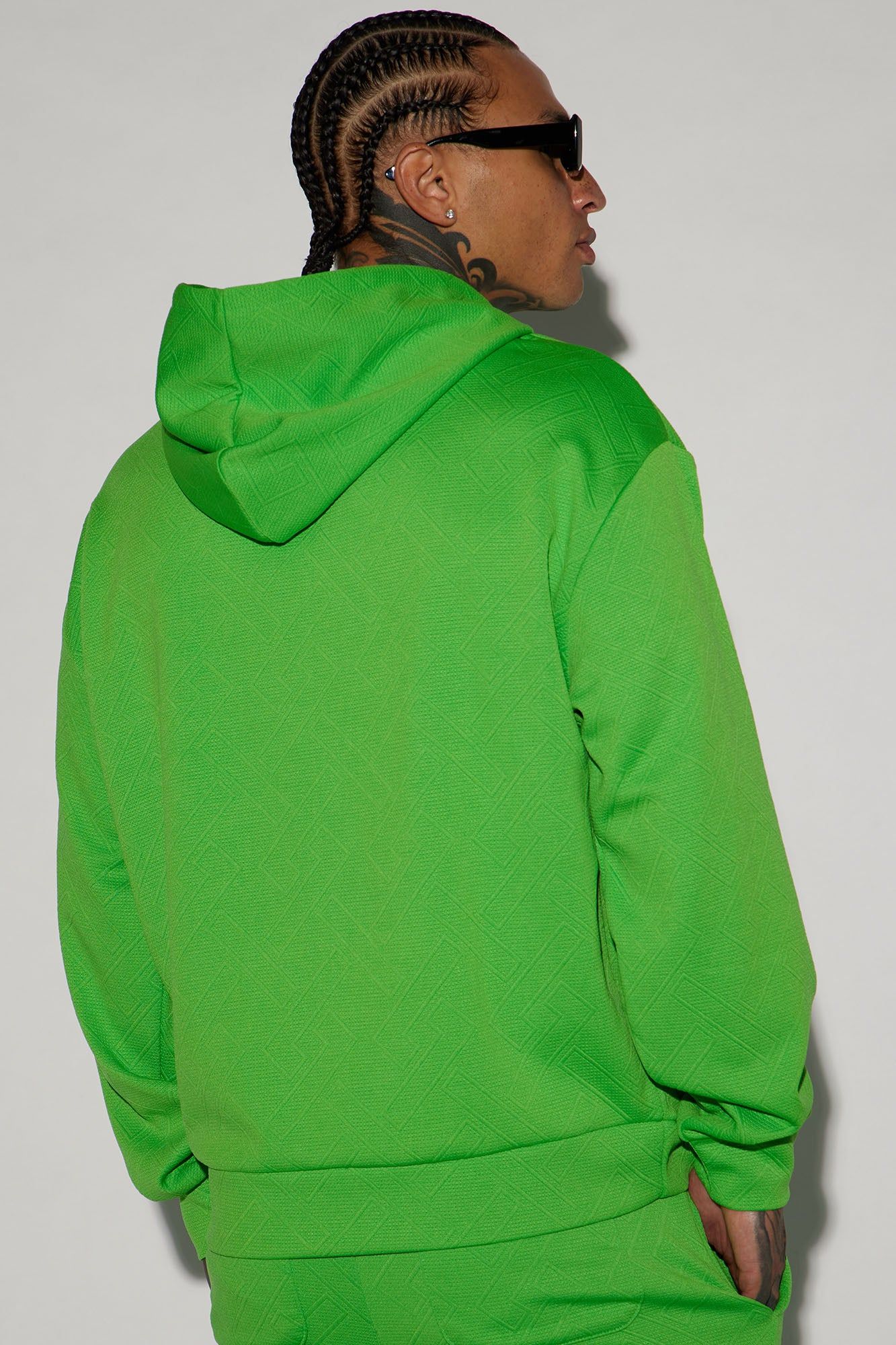 Textured Lines Hoodie - Green sold by Fashion Nova product image thumbnail 5