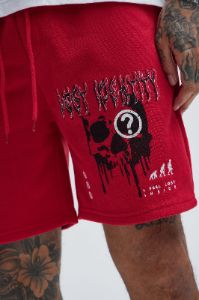 Lost Sweatshorts - Red sold by Fashion Nova