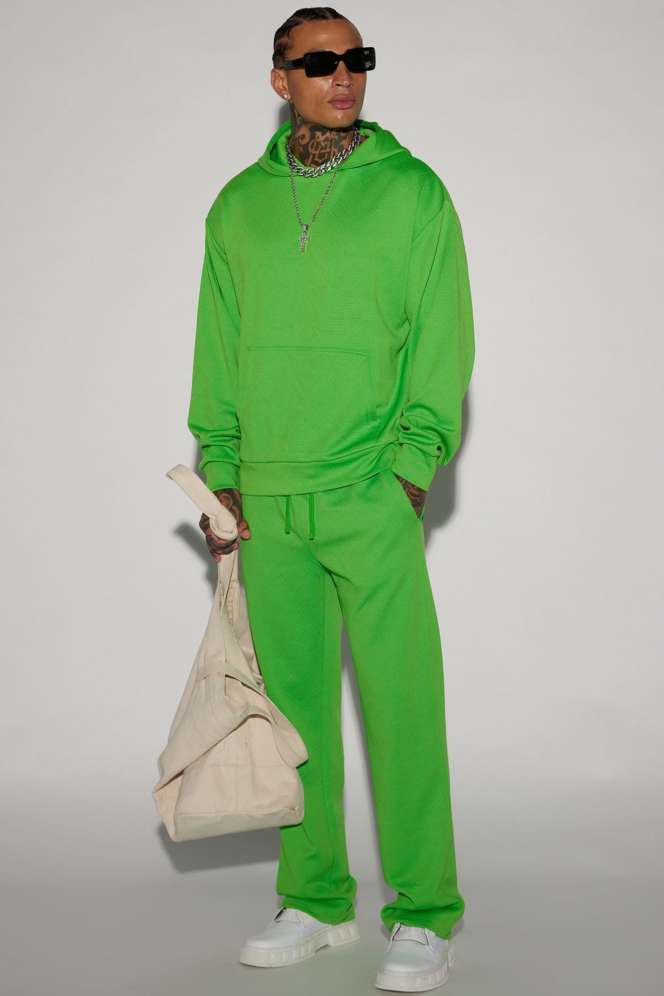 Textured Lines Hoodie - Green sold by Fashion Nova product image thumbnail 3