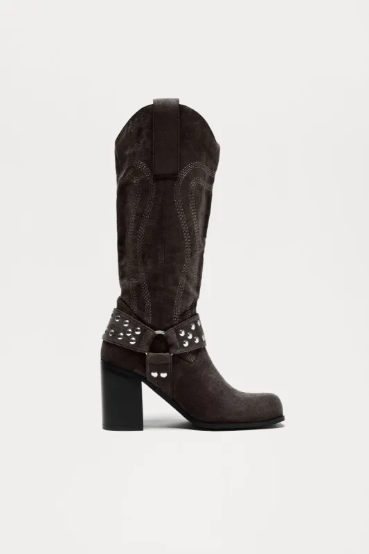 Free Riders Cowboy Boots - Black sold by Fashion Nova