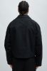 Bordeaux Cropped Chore Jacket - Black sold by Fashion Nova