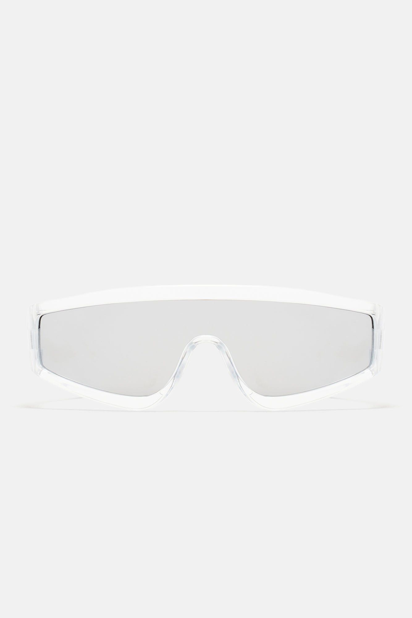 Its Not Over Sunglasses - Clear/Silver sold by Fashion Nova product image thumbnail 3