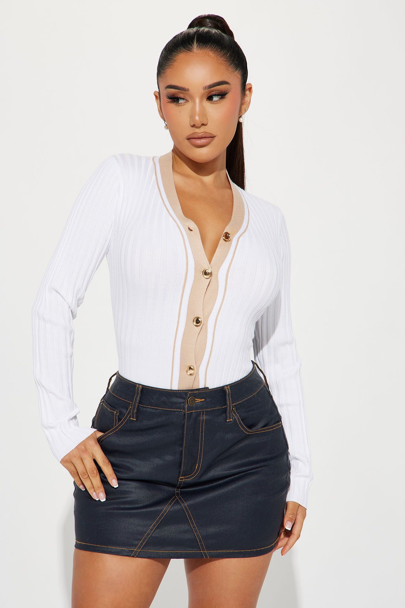 Kumasi Sweater - Ivory/combo sold by Fashion Nova