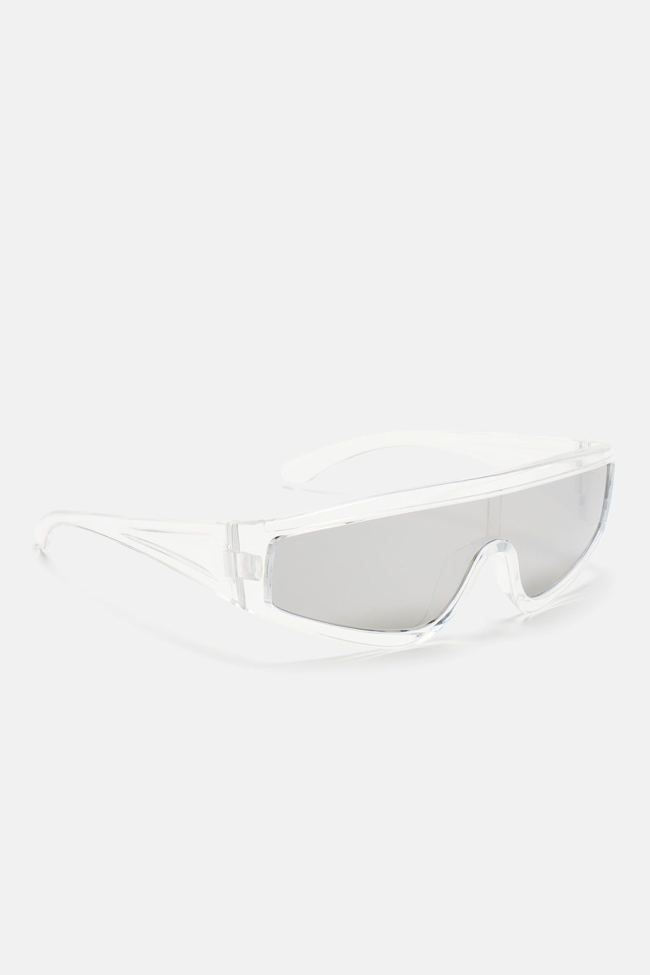 Its Not Over Sunglasses - Clear/Silver sold by Fashion Nova product image thumbnail 4