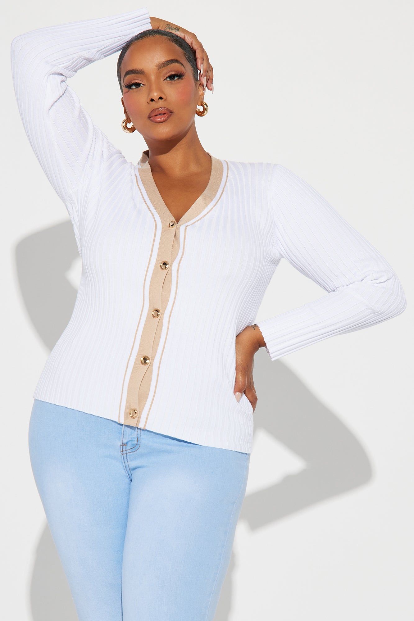 Kumasi Sweater - Ivory/combo sold by Fashion Nova product image thumbnail 4