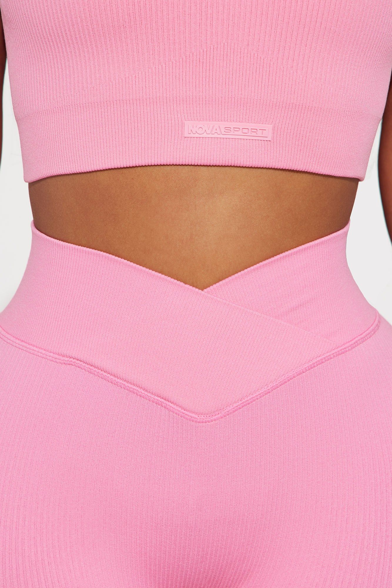 Namaste Seamless 2 Piece Active Top - Hot Pink sold by Fashion Nova product image thumbnail 4