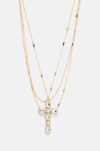Tell No Lies Layered Necklace - Gold sold by Fashion Nova