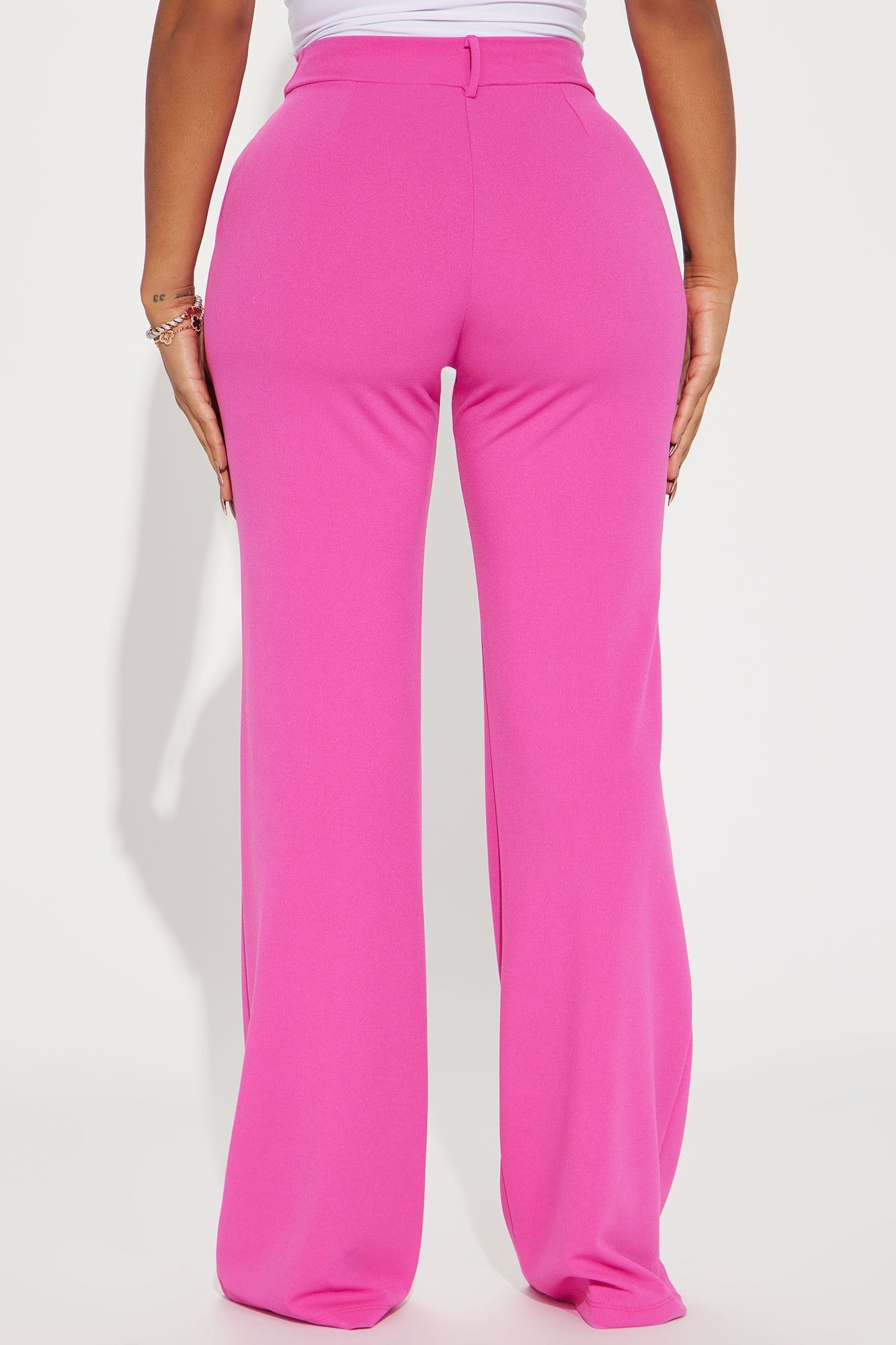 Heidi Wide Leg Trouser - Fuchsia sold by Fashion Nova product image thumbnail 3