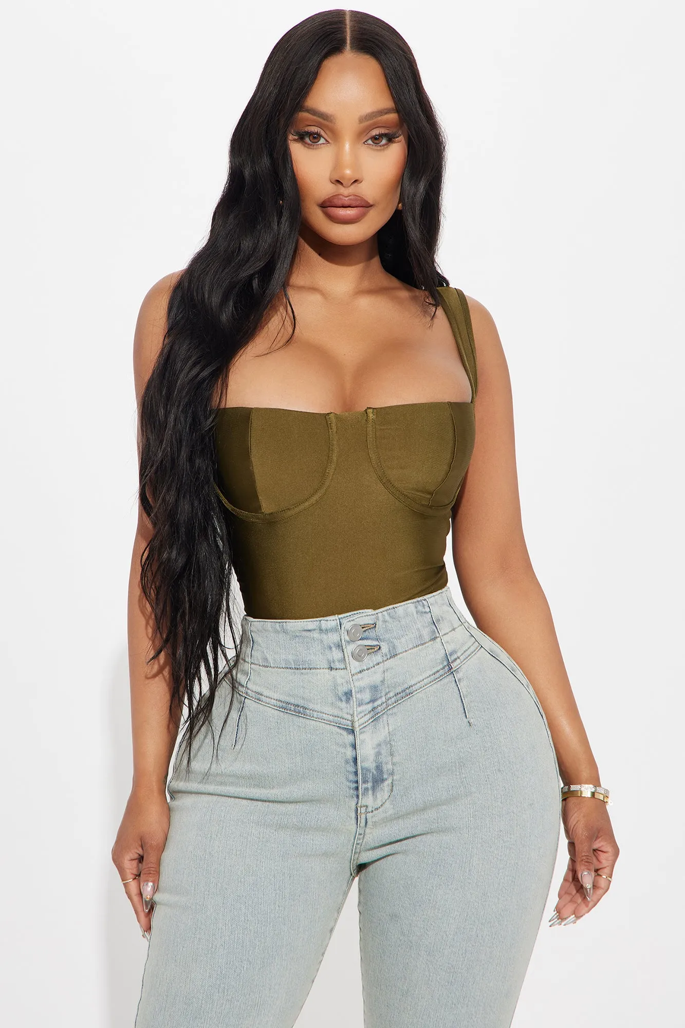 Better Like This Bodysuit - Olive sold by Fashion Nova product image thumbnail 3