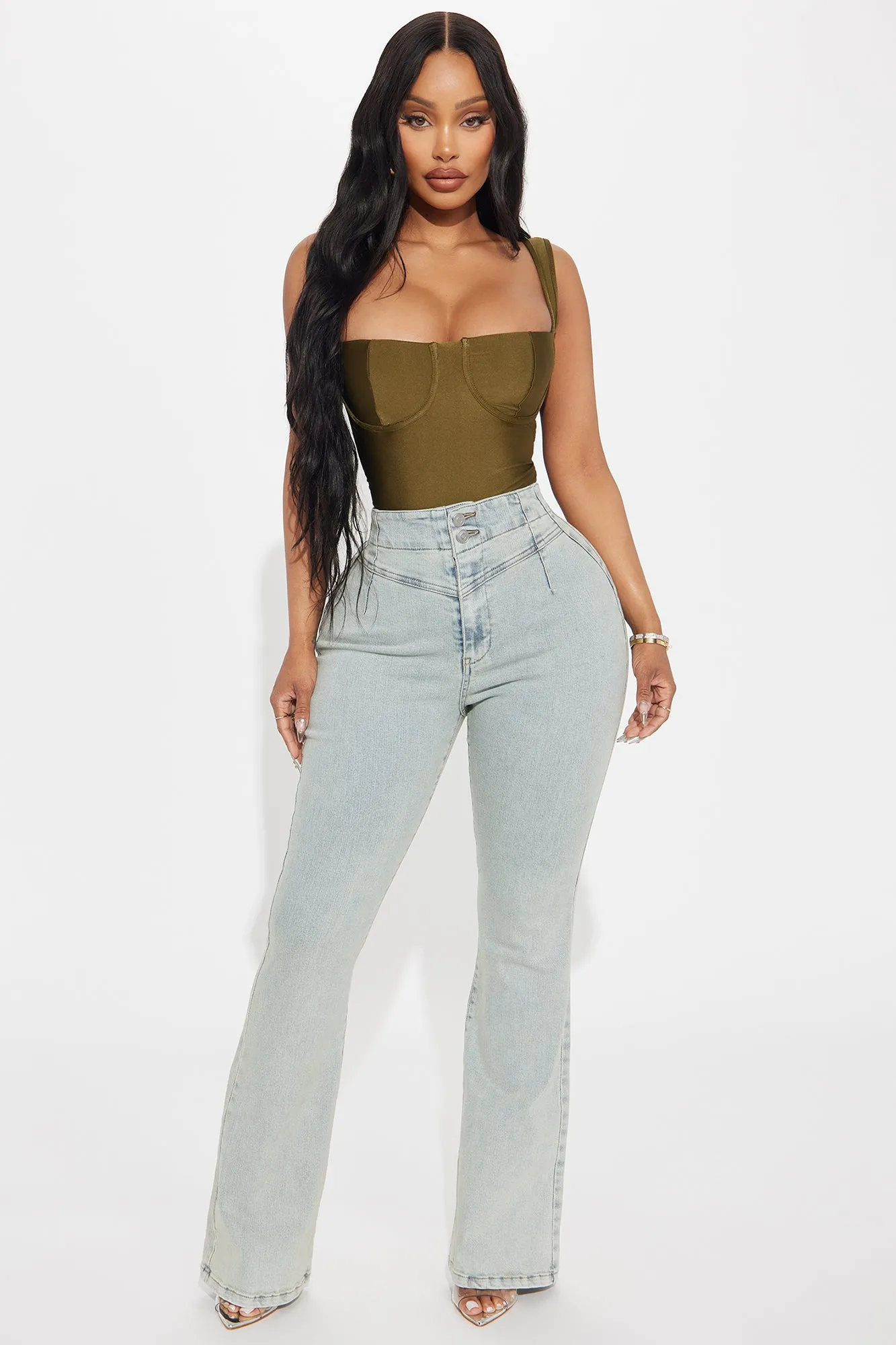 Better Like This Bodysuit - Olive sold by Fashion Nova product image thumbnail 2