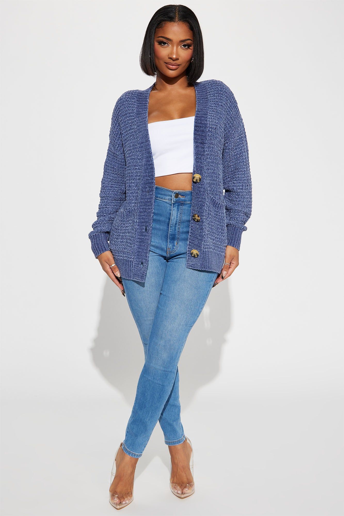Jancis Cardigan - Blue sold by Fashion Nova product image thumbnail 2