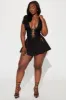 Heat Of The Moment Halter Top - Black sold by Fashion Nova