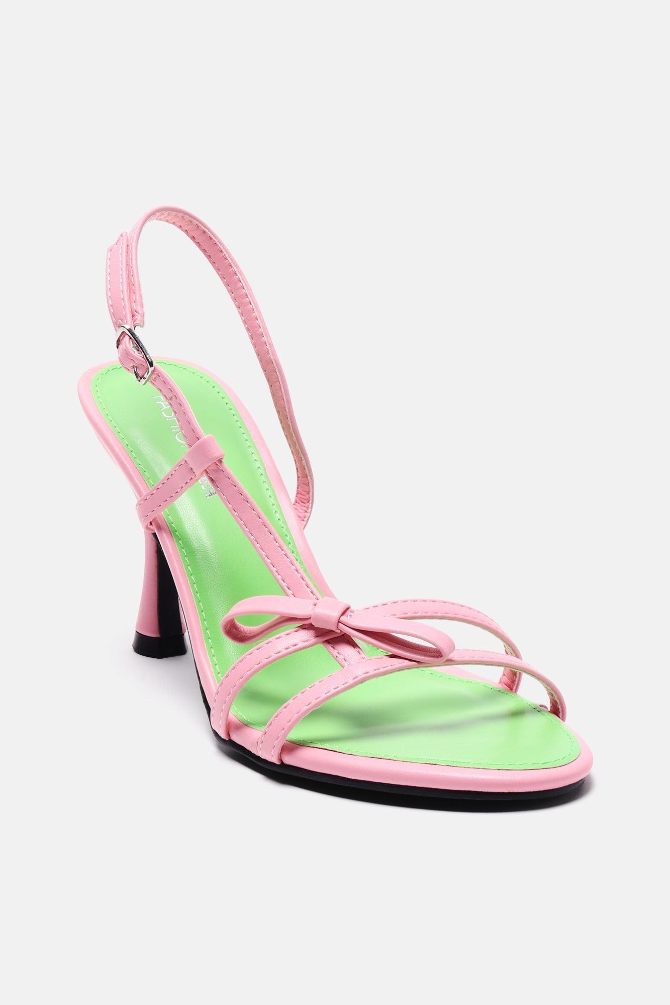 Looking For Me Slingback Heeled Sandals - Green/combo sold by Fashion Nova product image thumbnail 2