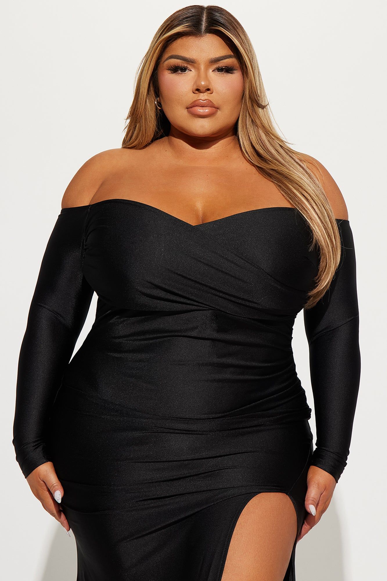 Kellie Tricot Gown - Black sold by Fashion Nova product image thumbnail 5