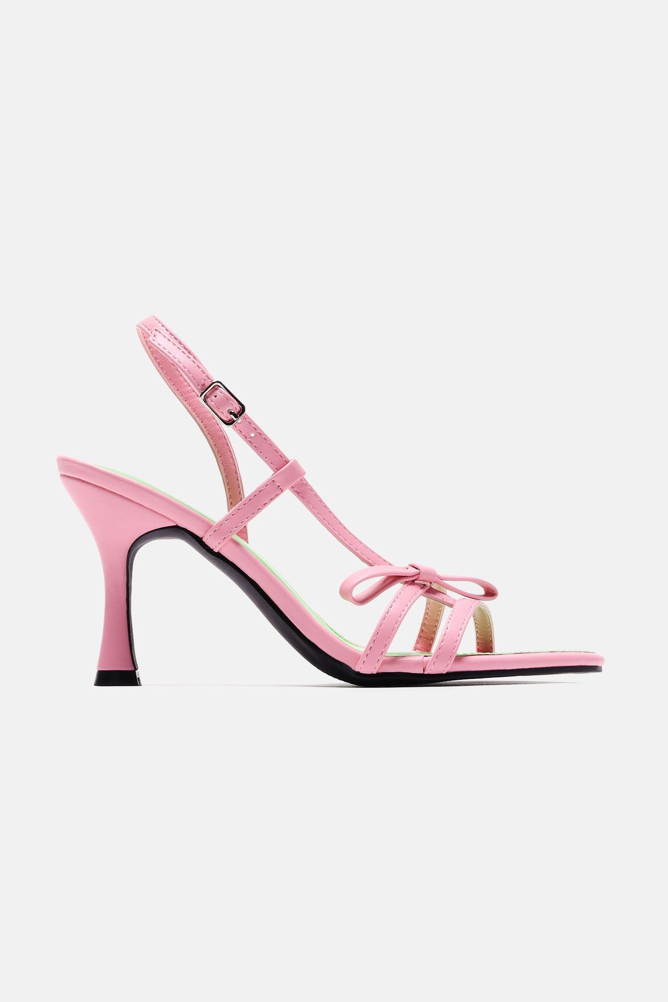 Looking For Me Slingback Heeled Sandals - Green/combo sold by Fashion Nova product image thumbnail 5