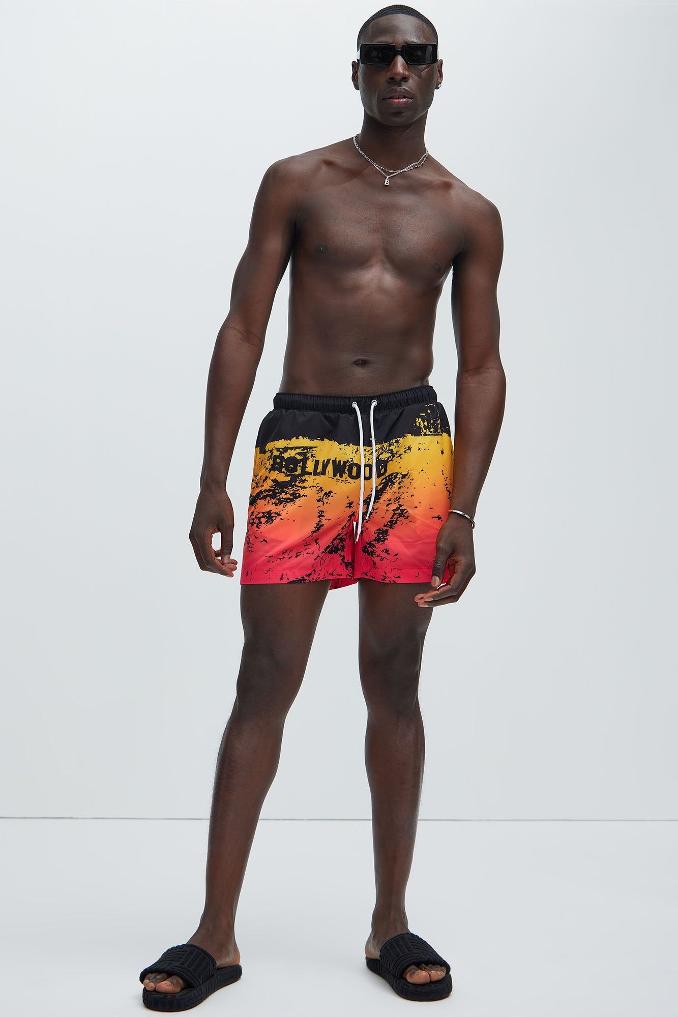 Hollywood Hills Swim Trunks - Multi Color sold by Fashion Nova product image thumbnail 2