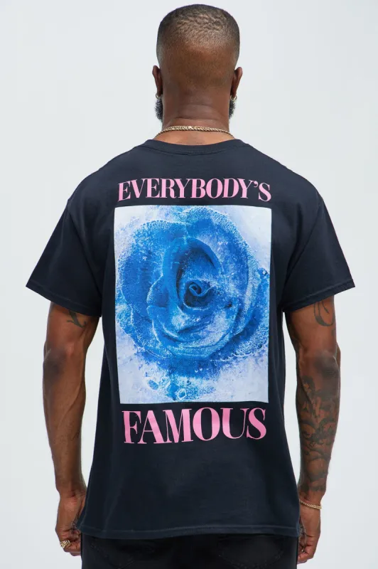 Everybody's Famous Short Sleeve Tee - Black sold by Fashion Nova