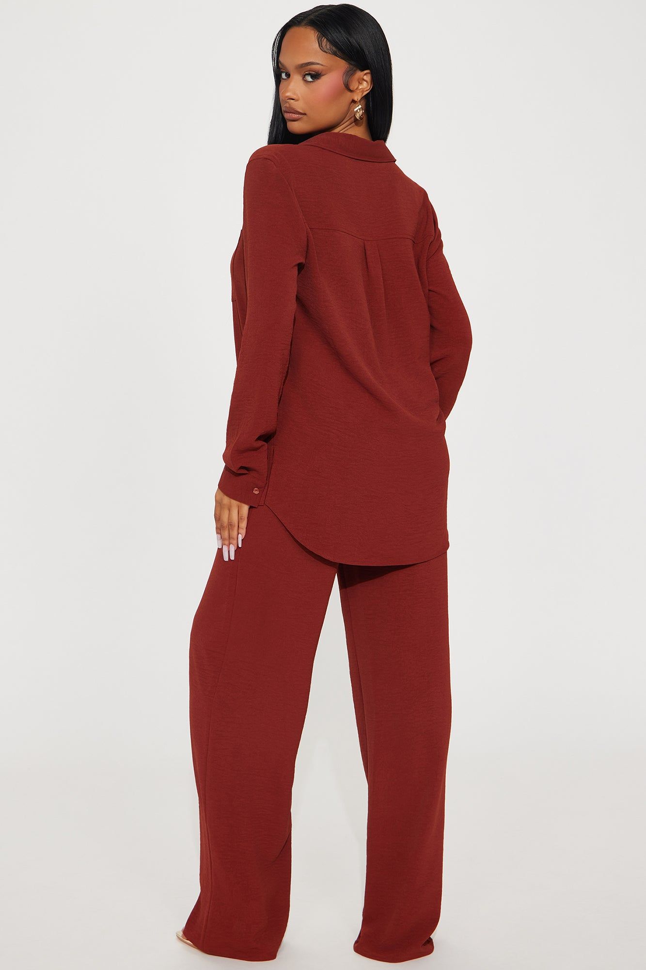 Makenzie Pant Set - Rust sold by Fashion Nova product image thumbnail 3