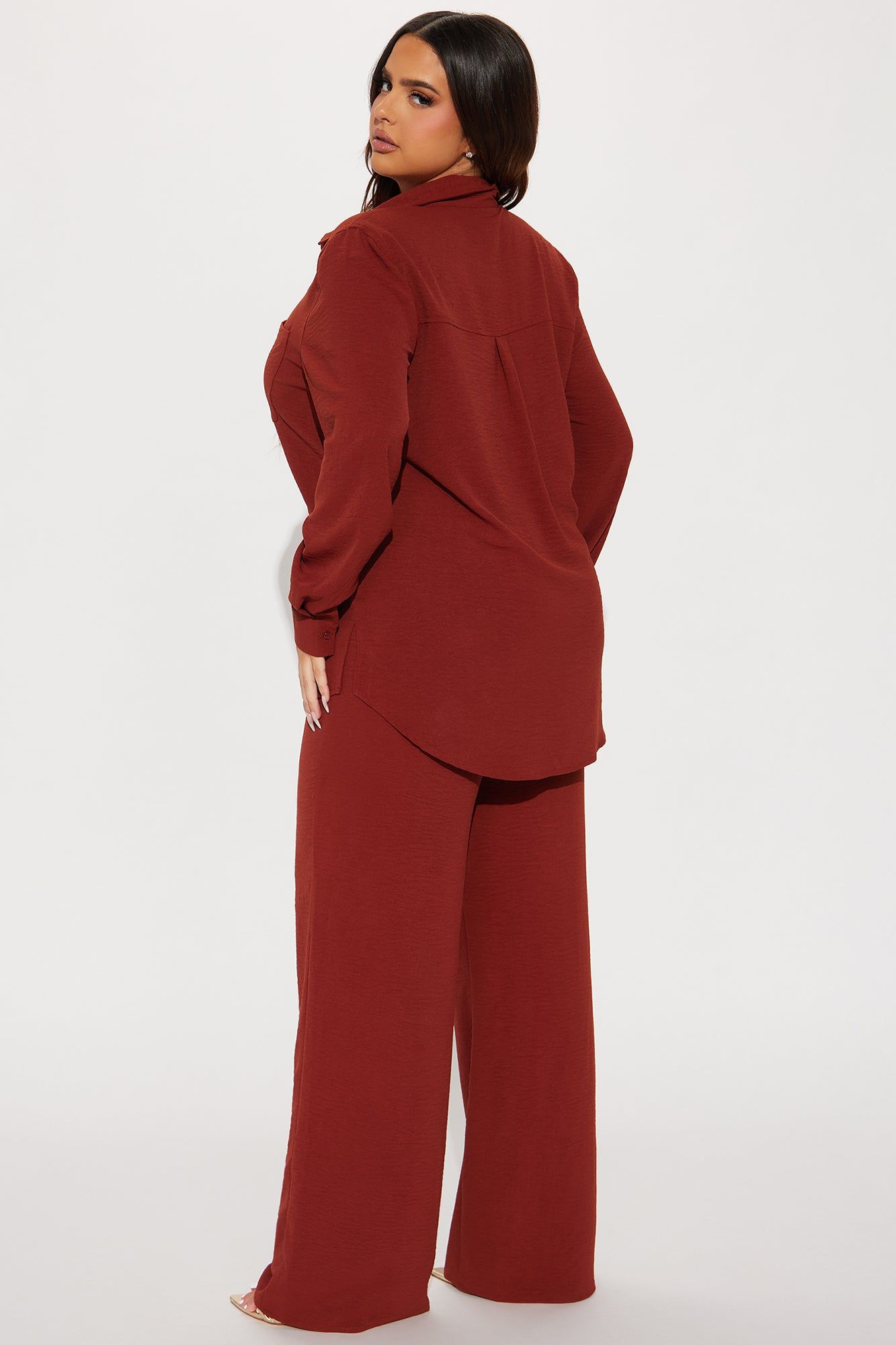 Makenzie Pant Set - Rust sold by Fashion Nova product image thumbnail 6