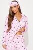 Sleeping In 3 Piece PJ Pant Set - Pink/combo sold by Fashion Nova