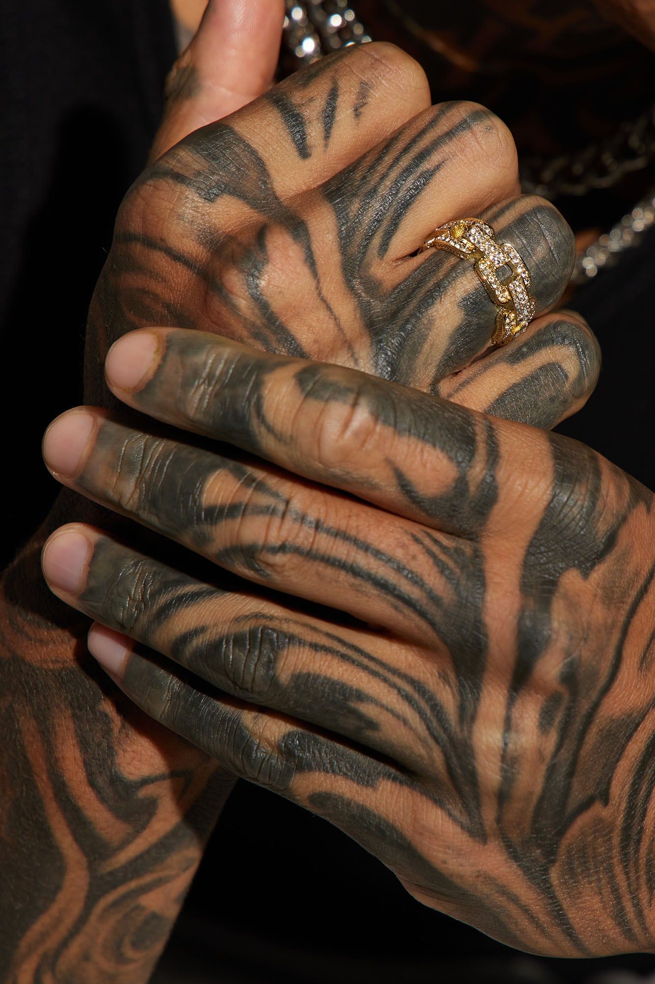 Iced Buckle Ring - Gold sold by Fashion Nova