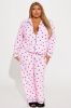 Sleeping In 3 Piece PJ Pant Set - Pink/combo sold by Fashion Nova