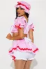 Berry Babe Cutie 3 Piece Costume Set - Pink sold by Fashion Nova