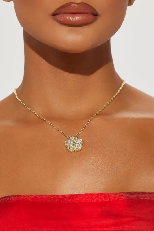 Brings Me Joy Necklace - Gold sold by Fashion Nova