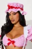 Berry Babe Cutie 3 Piece Costume Set - Pink sold by Fashion Nova