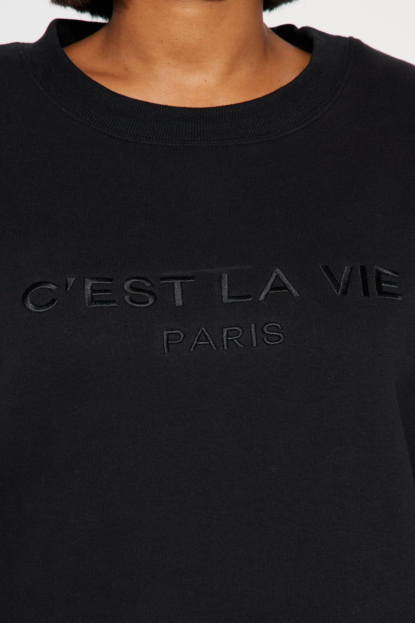 C’est La Vie Sweatpant Set - Black sold by Fashion Nova product image thumbnail 3