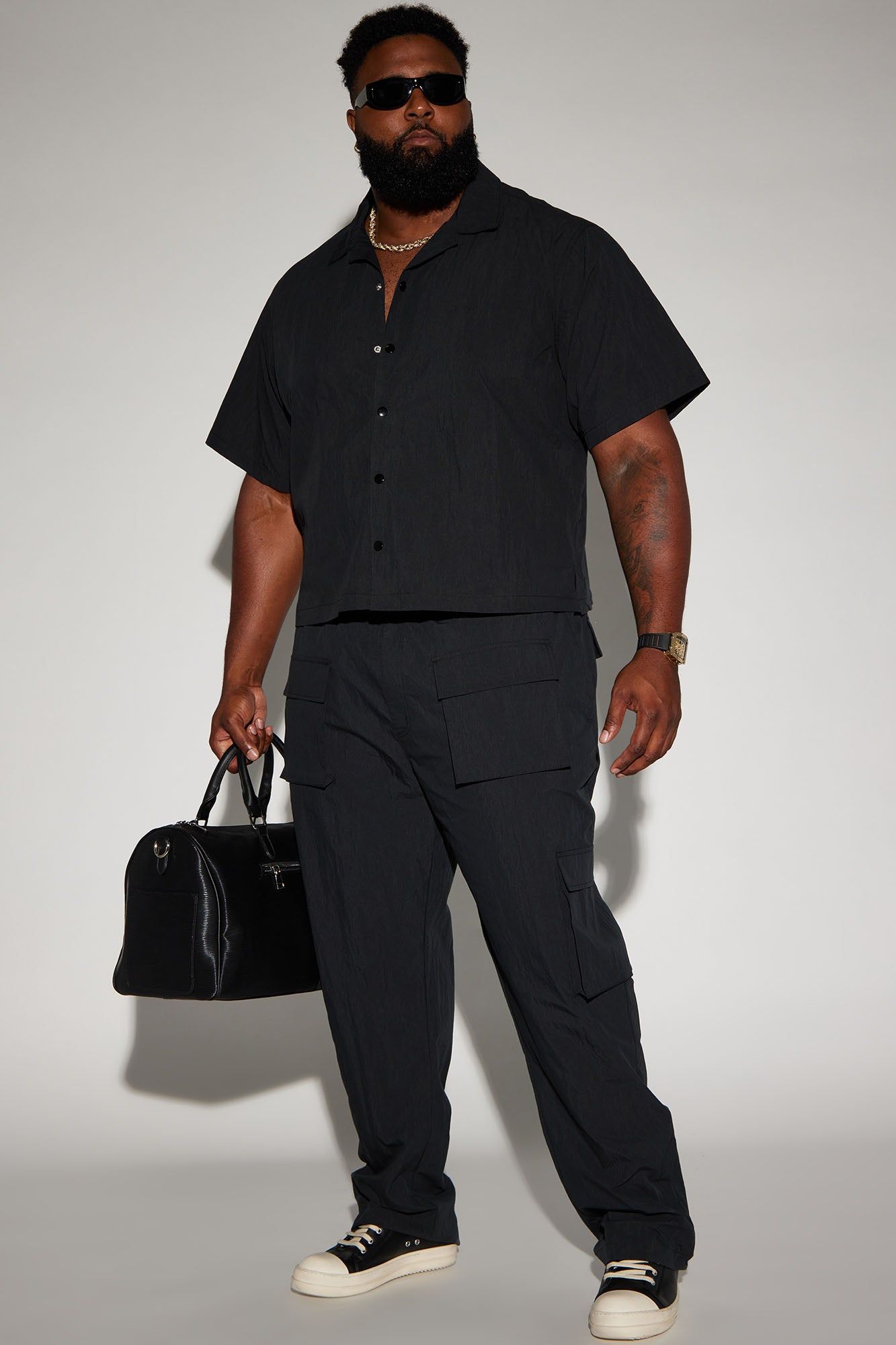 Tabitha Satin Blouse Top - Black sold by Fashion Nova product image thumbnail 4