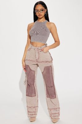 Tell Me Why Carpenter Pant - Brown sold by Fashion Nova