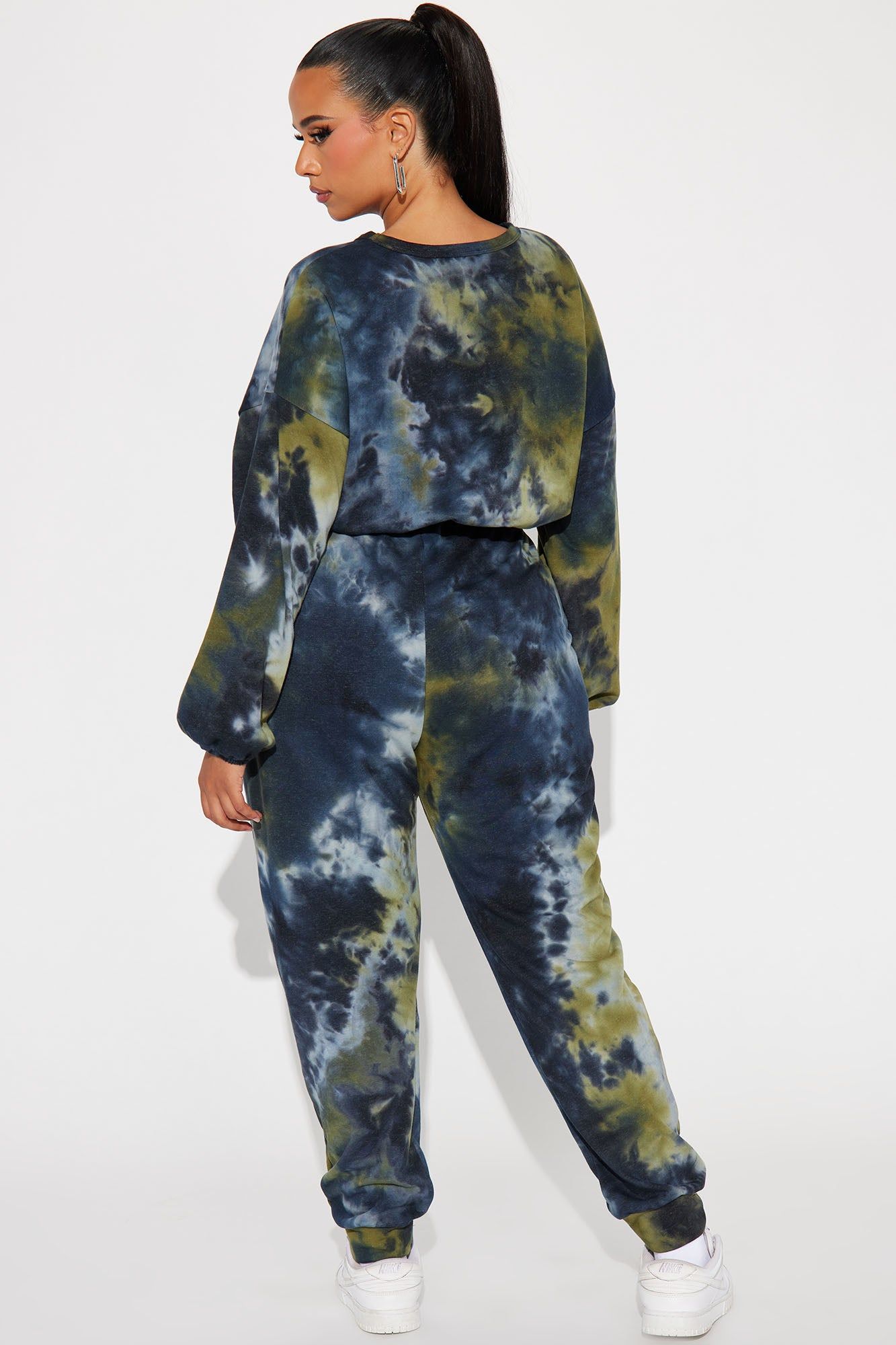 Los Angeles Tie Dye Jogger Set - Olive/combo sold by Fashion Nova product image thumbnail 7