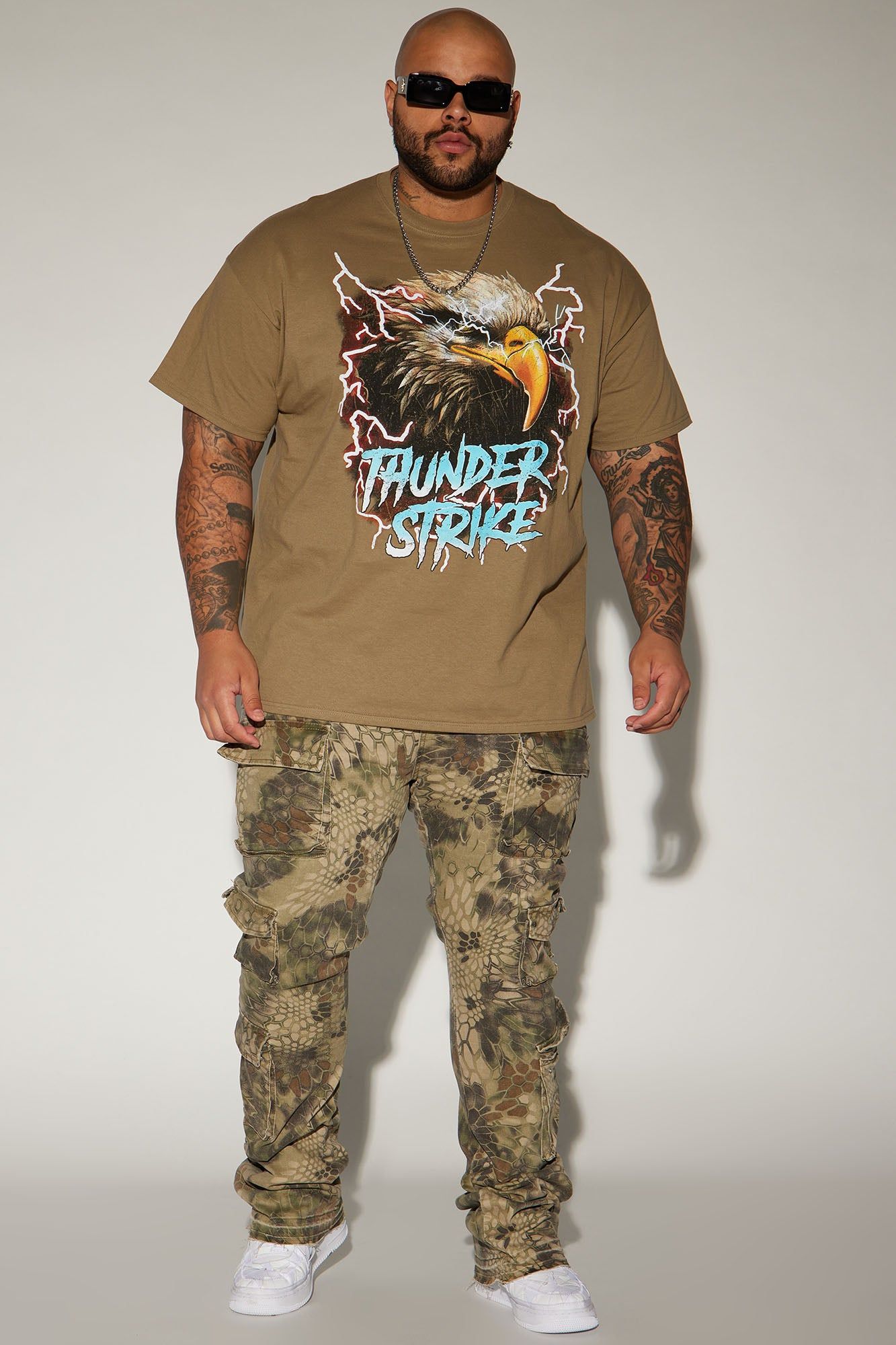 Thunder Strike Short Sleeve Tee - Tan sold by Fashion Nova product image thumbnail 5