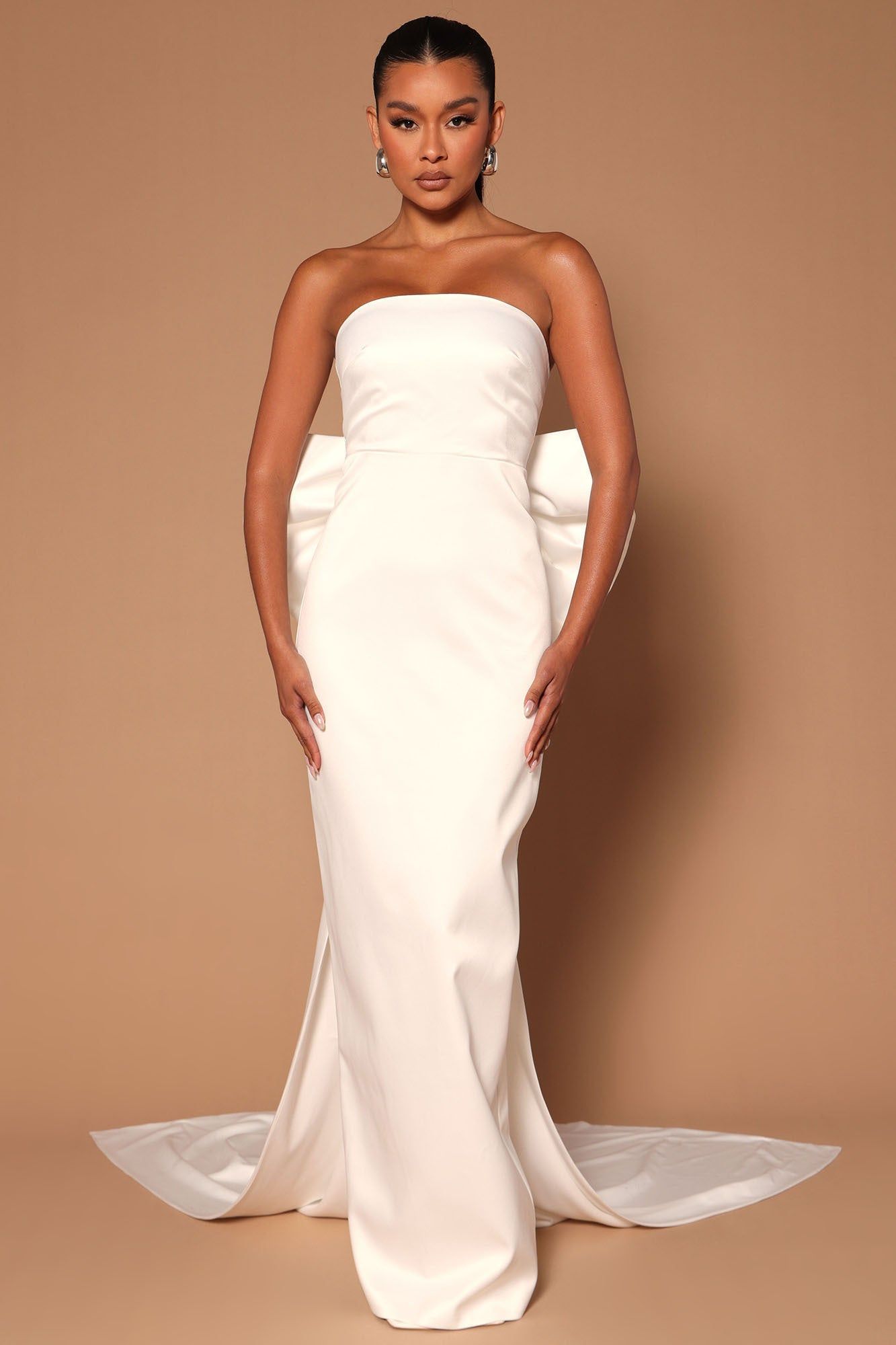 Valentina Maxi Dress - White sold by Fashion Nova