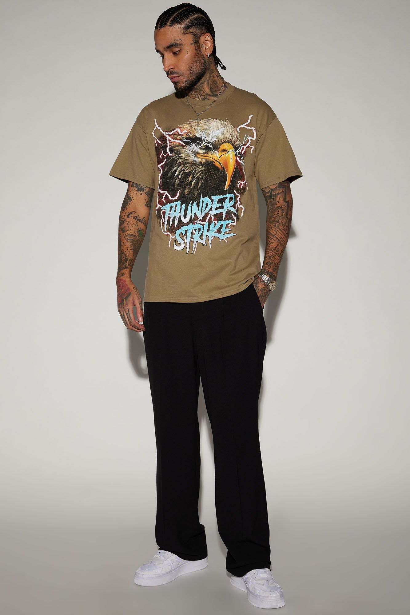 Thunder Strike Short Sleeve Tee - Tan sold by Fashion Nova product image thumbnail 2