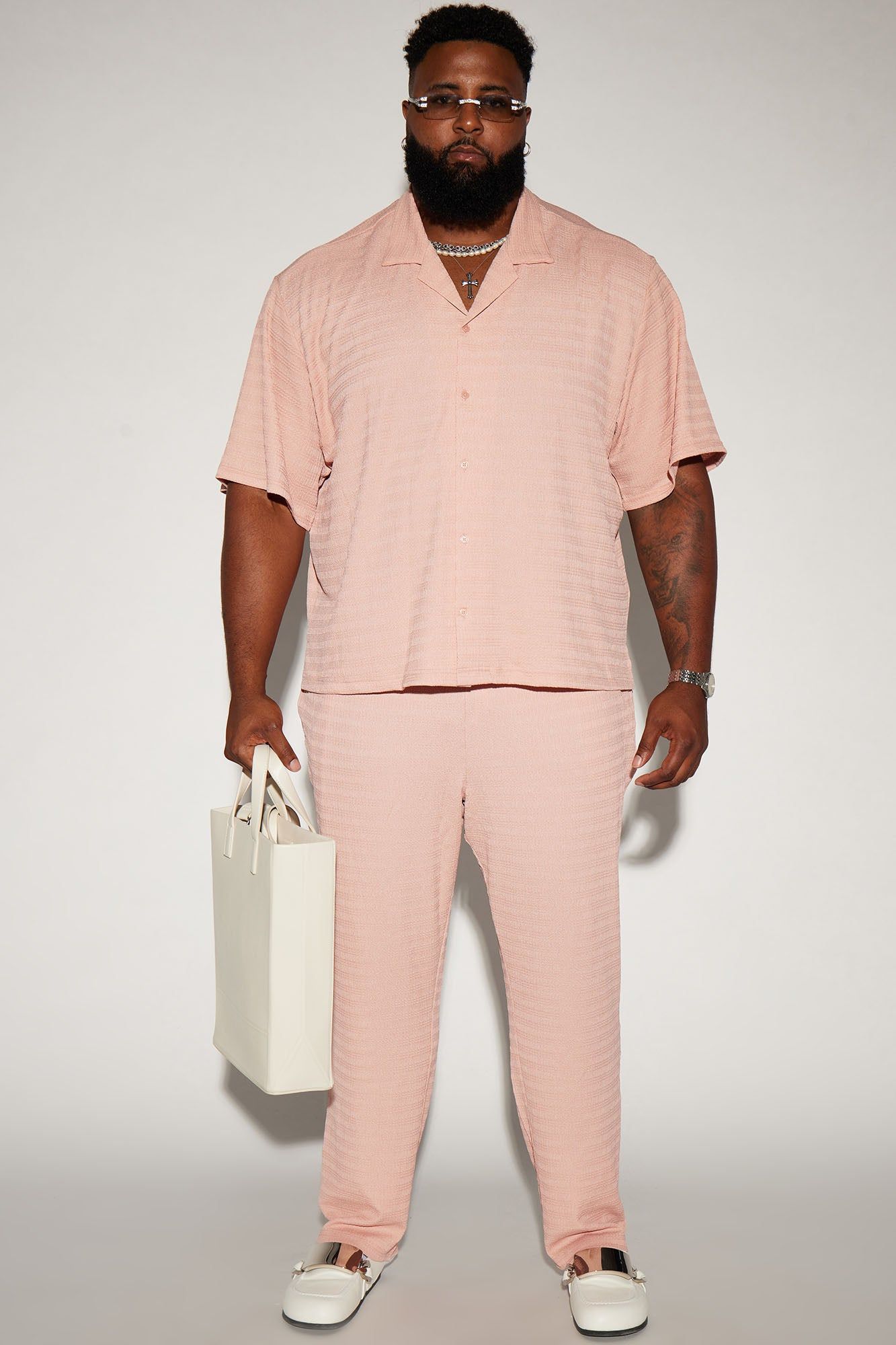 Boca Button Up Shirt - Mauve sold by Fashion Nova product image thumbnail 6