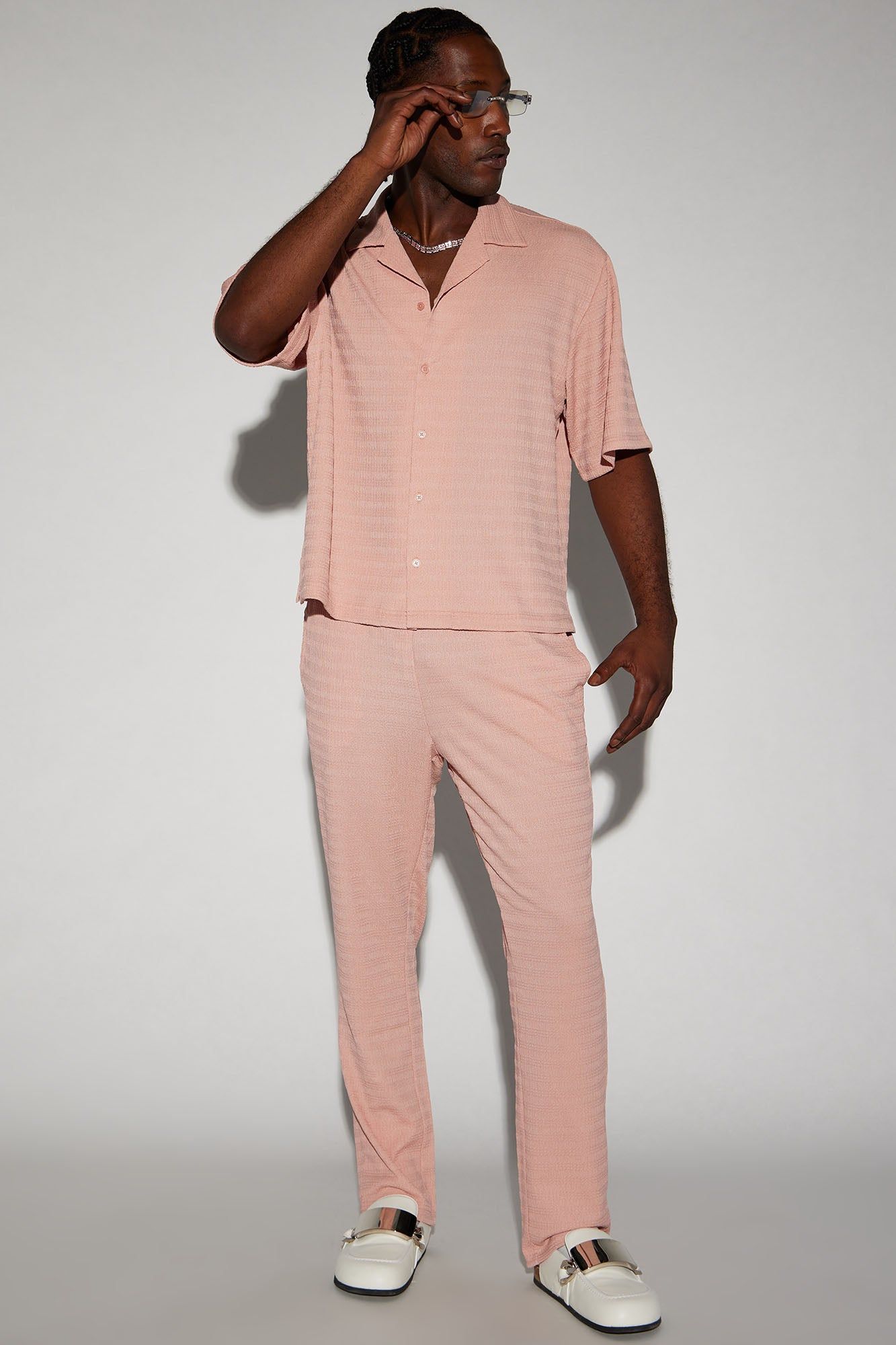 Boca Button Up Shirt - Mauve sold by Fashion Nova product image thumbnail 2