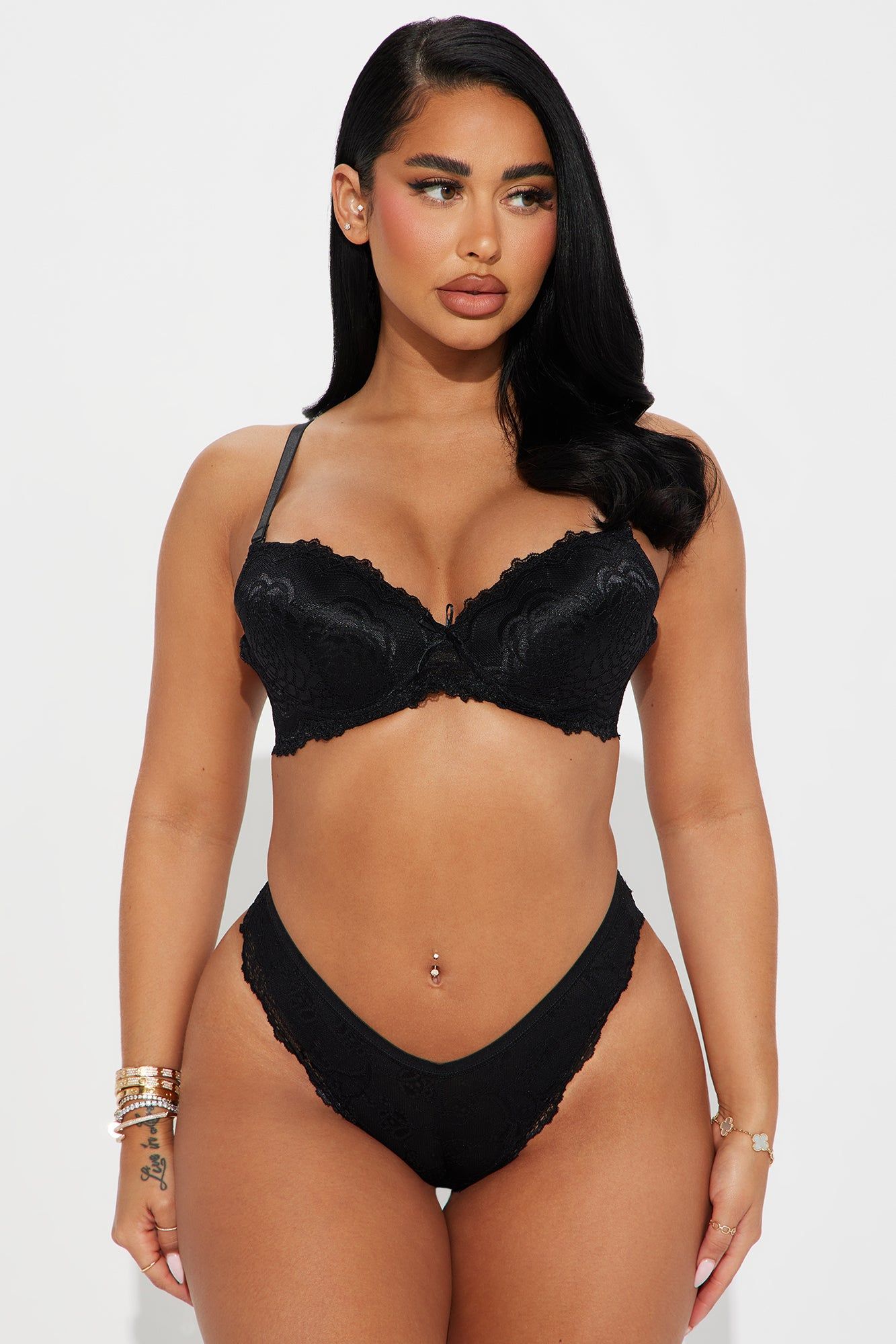 Showing Off Extreme Push Up Lace Bra - Black sold by Fashion Nova product image thumbnail 2