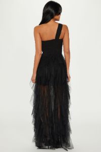 Rachel Tulle Gown - Black sold by Fashion Nova